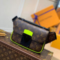 LV M45864 Louis Vuitton S Lock Sling Bag Jaune Fluo - Default Title - View 1