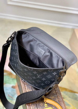 LV M45911 Louis Vuitton Saumur Messenger Black - Default Title - View 7