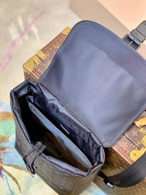 LV M45913 Louis Vuitton Saumur Backpack Black - Default Title - View 9