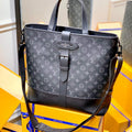 LV M45914 Louis Vuitton Saumur Tote Black - Default Title - View 1