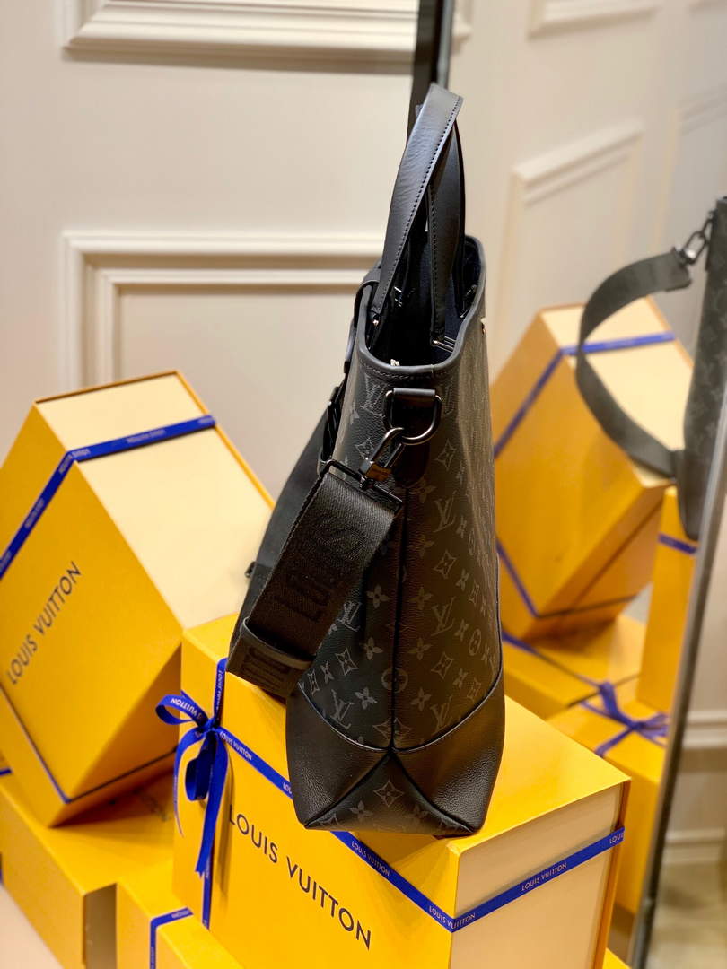 LV M45914 Louis Vuitton Saumur Tote Black - Default Title - View 3
