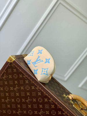 LV M45951 Louis Vuitton Pochette Cosmetique PM Blue - Default Title - View 3