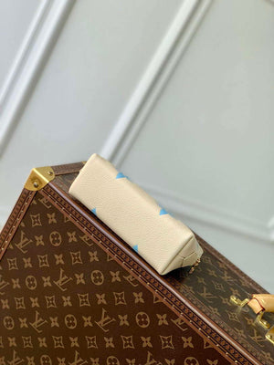 LV M45951 Louis Vuitton Pochette Cosmetique PM Blue - Default Title - View 4