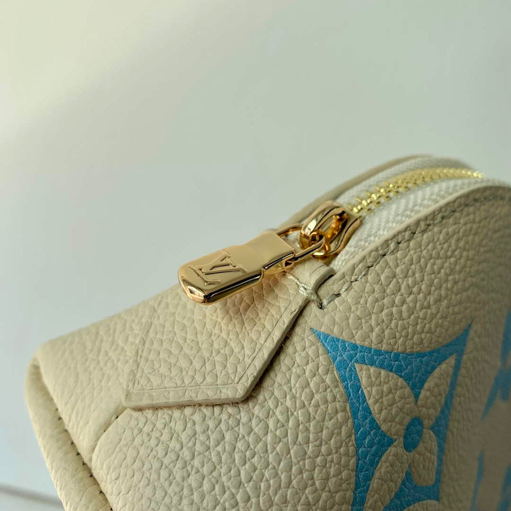 LV M45951 Louis Vuitton Pochette Cosmetique PM Blue