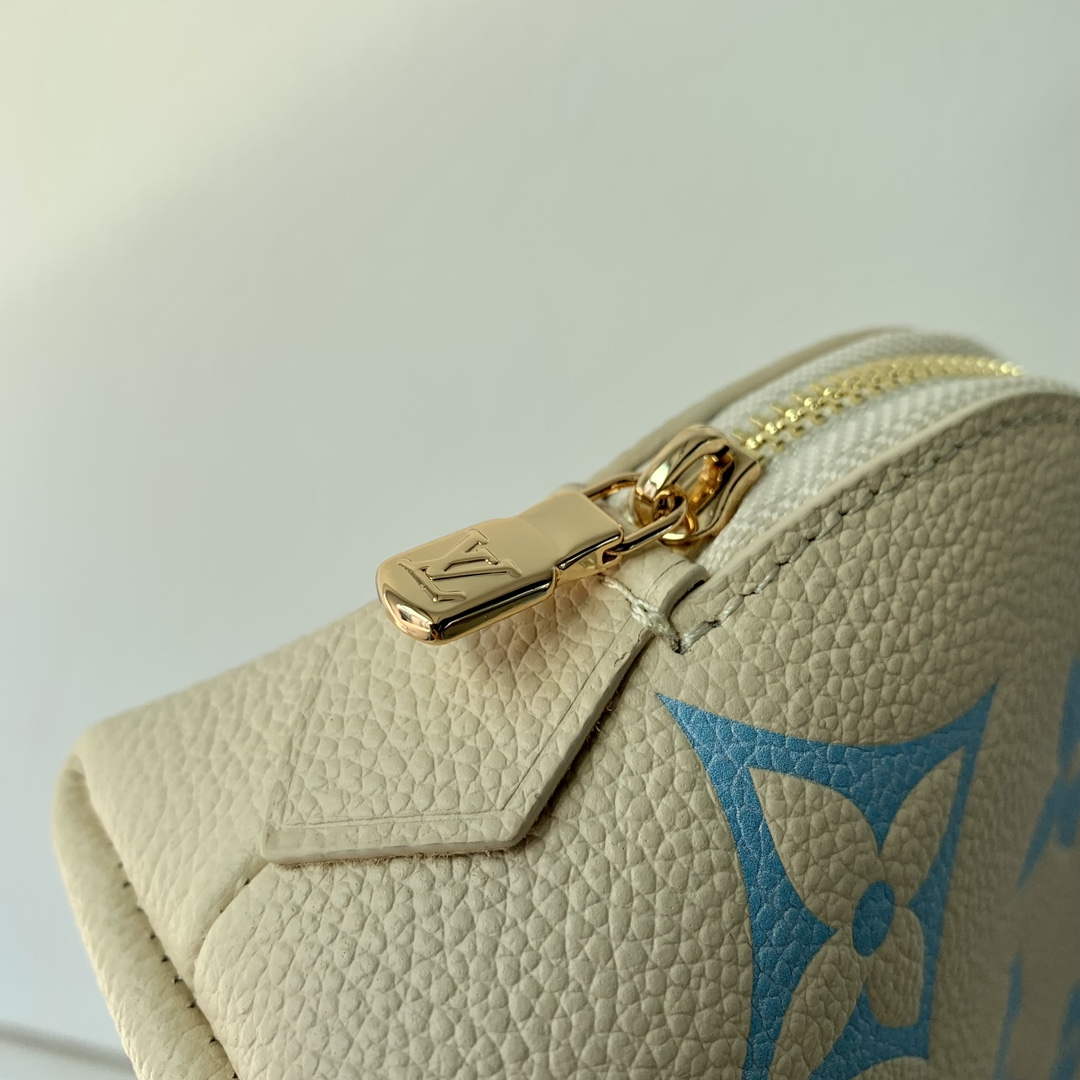 LV M45951 Louis Vuitton Pochette Cosmetique PM Blue - Default Title - View 6