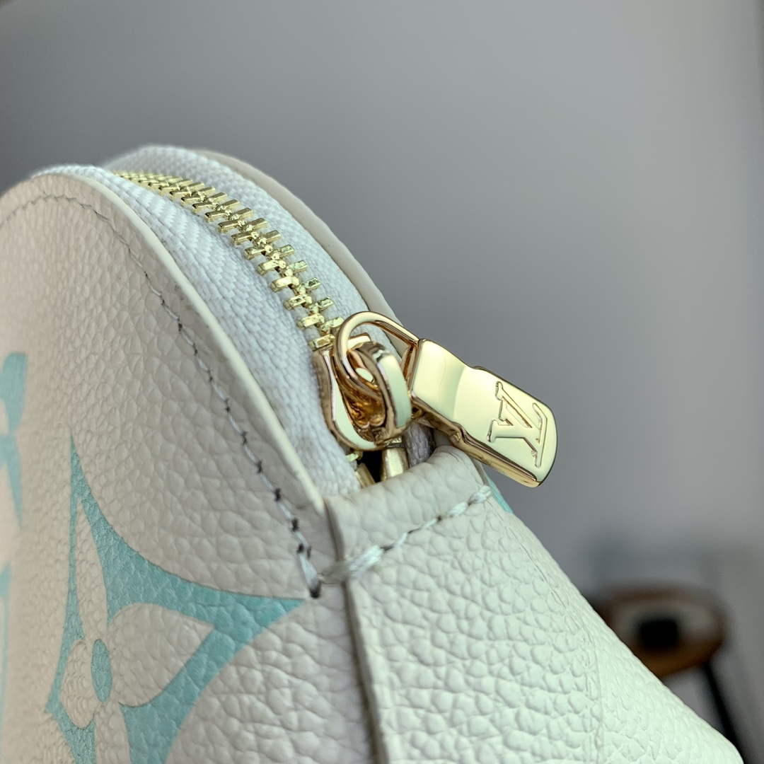 LV M45951 Louis Vuitton Pochette Cosmetique PM Matcha green - Default Title - View 6