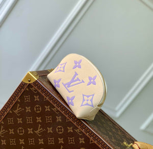 LV M45951 Louis Vuitton Pochette Cosmetique PM Taro Purple - Default Title - View 3