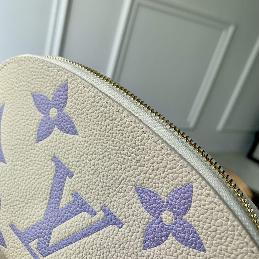 LV M45951 Louis Vuitton Pochette Cosmetique PM Taro Purple - Default Title - View 5
