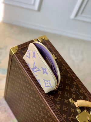 LV M45951 Louis Vuitton Pochette Cosmetique PM Taro Purple - Default Title - View 7