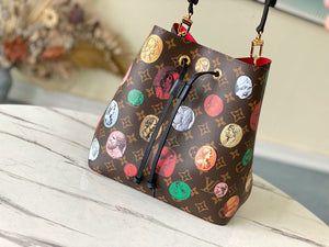 LV M45956 Louis Vuitton N¨¦ONO¨¦ MM Bag Monogram Cameo printed canvas - Default Title - View 1