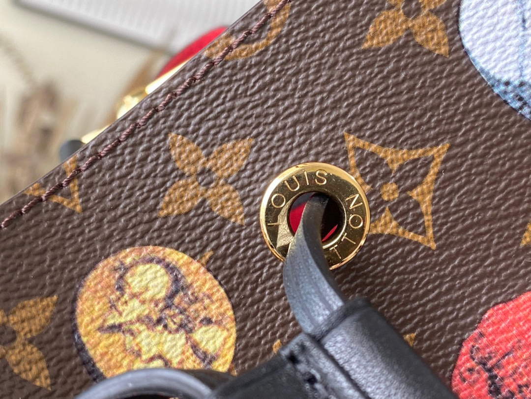 LV M45956 Louis Vuitton N¨¦ONO¨¦ MM Bag Monogram Cameo printed canvas