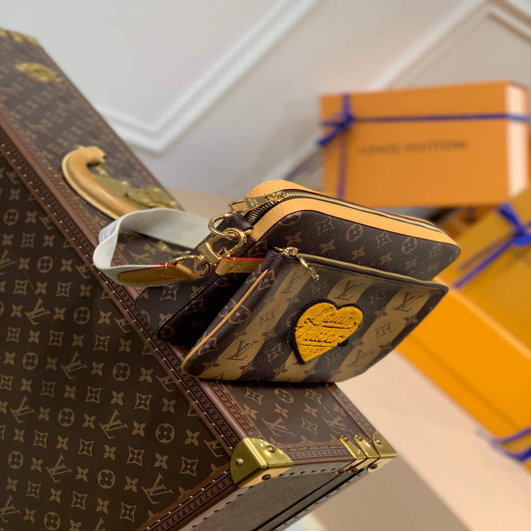 LV M45965 Louis Vuitton Trio Messenger Monogram - Default Title - View 3