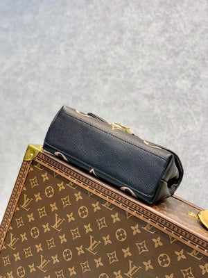 LV M45978 Louis Vuitton Madeleine BB Handbag Black - Default Title - View 7