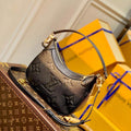 LV M46002 Louis Vuitton Bagatelle Mini Hobo Handbag Black - Default Title - View 1