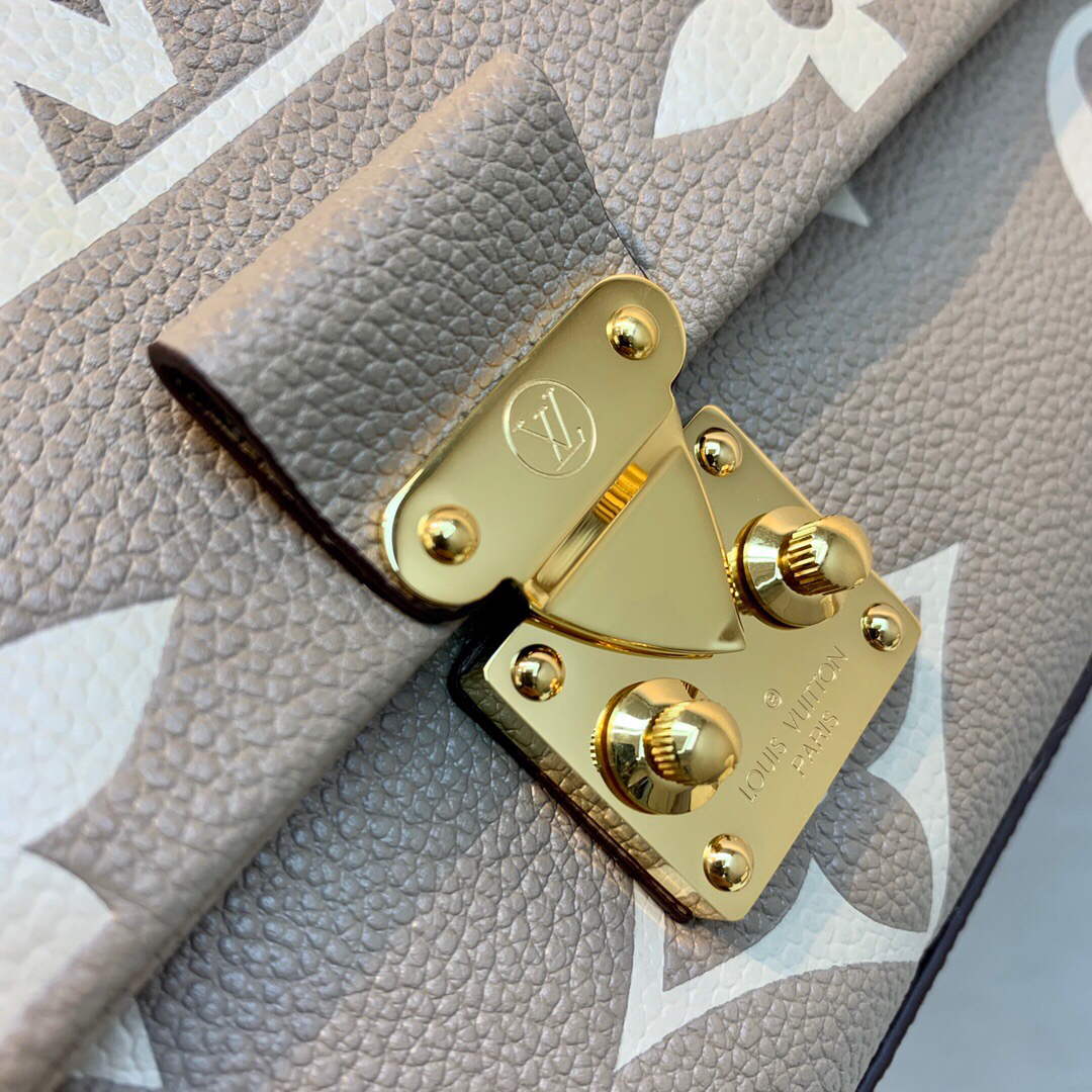 LV M46008 Louis Vuitton Madeleine BB Handbag Monogram Empreinte Leather
