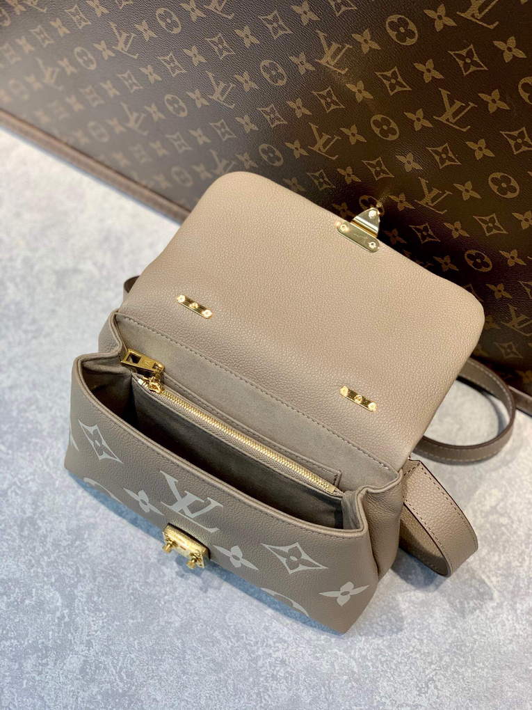 LV M46008 Louis Vuitton Madeleine BB Handbag Monogram Empreinte Leather - Default Title - View 8