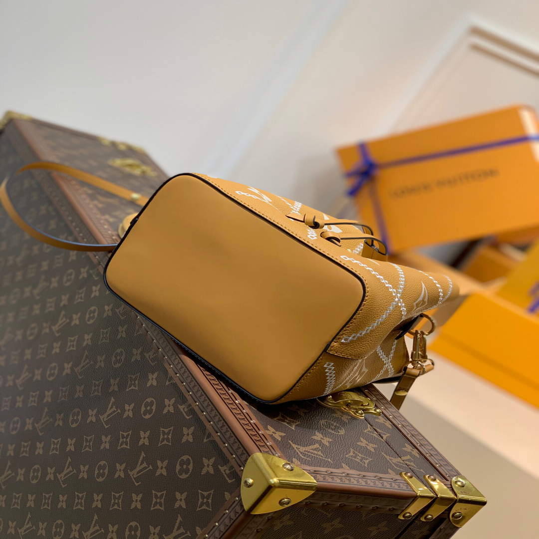 LV M46023 Louis Vuitton N¨¦ONO¨¦ BB Bucket Bag Brown