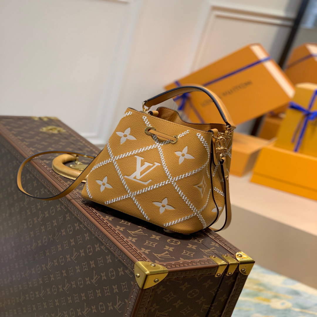 LV M46023 Louis Vuitton N¨¦ONO¨¦ BB Bucket Bag Brown