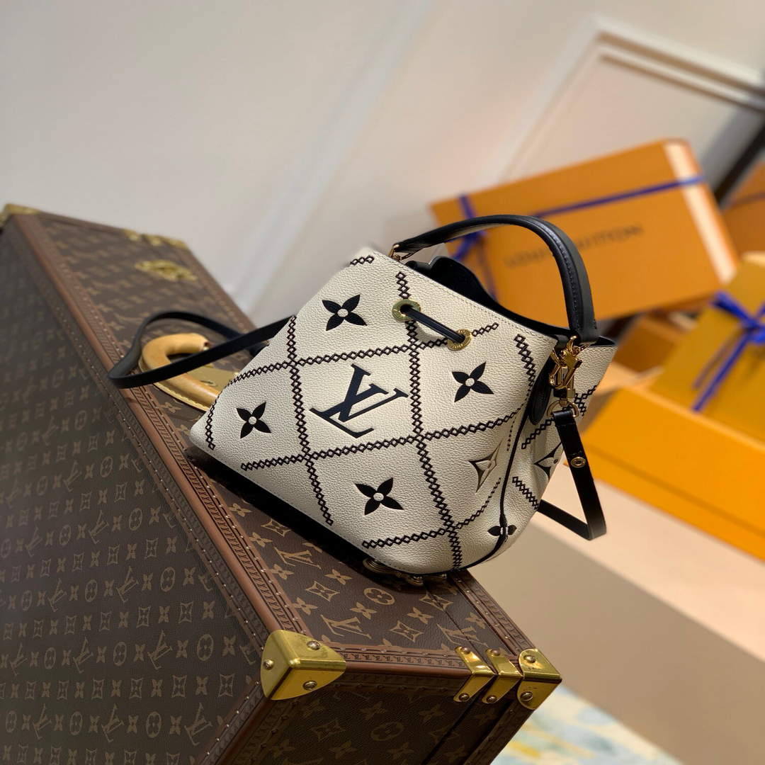 LV M46023 Louis Vuitton N¨¦ONO¨¦ BB Bucket Bag Beige - Default Title - View 2