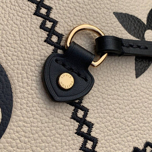 LV M46039 Louis Vuitton Neverfull MM Tote Monogram Bag M46040 Cr¨¨me Beige - Default Title - View 4