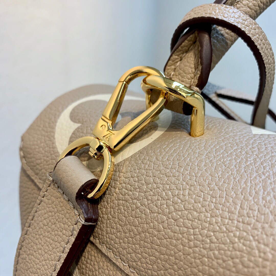 LV M46041 Louis Vuitton Madeleine MM Handbag Embossed Grained Cowhide Leather - Default Title - View 6