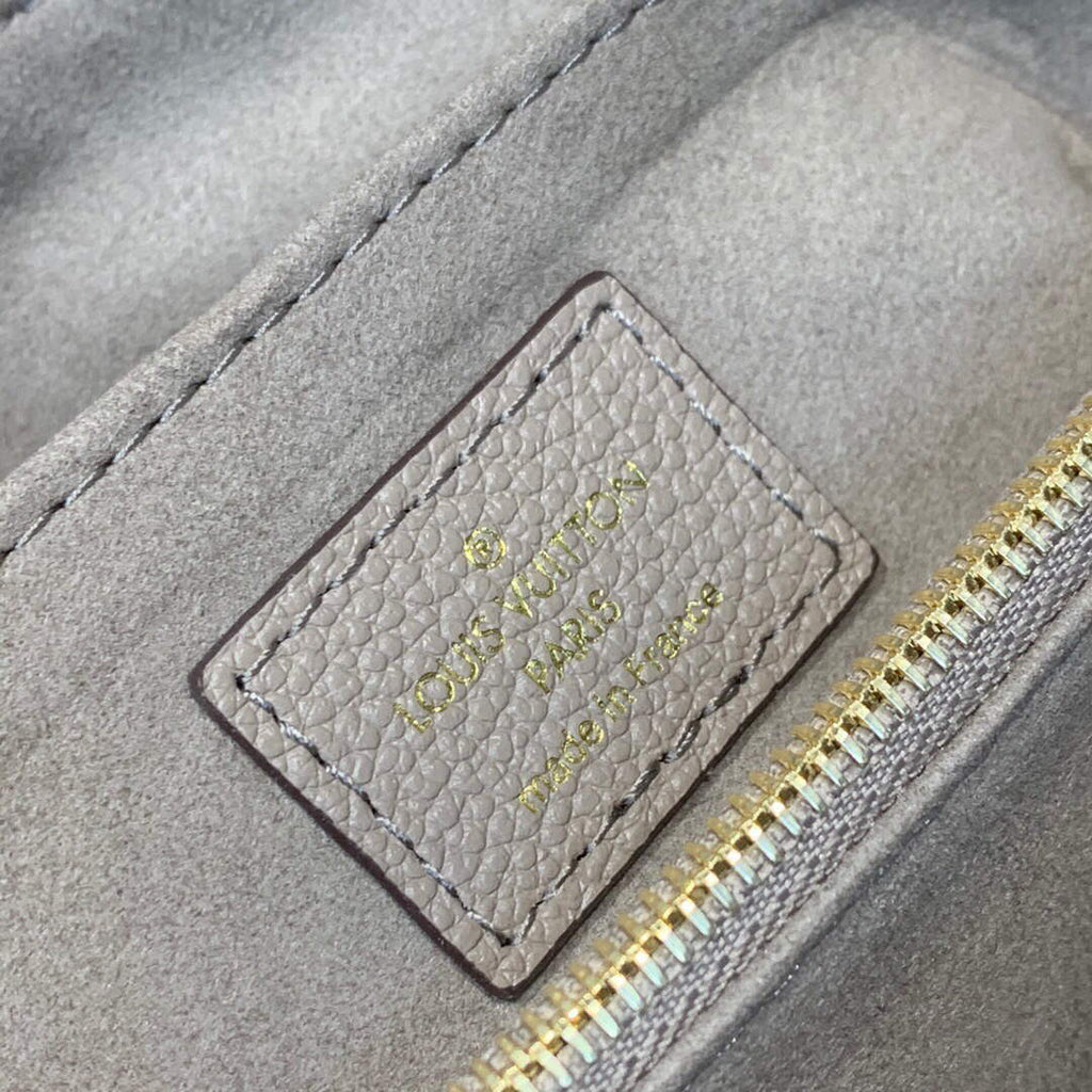 LV M46041 Louis Vuitton Madeleine MM Handbag Embossed Grained Cowhide Leather