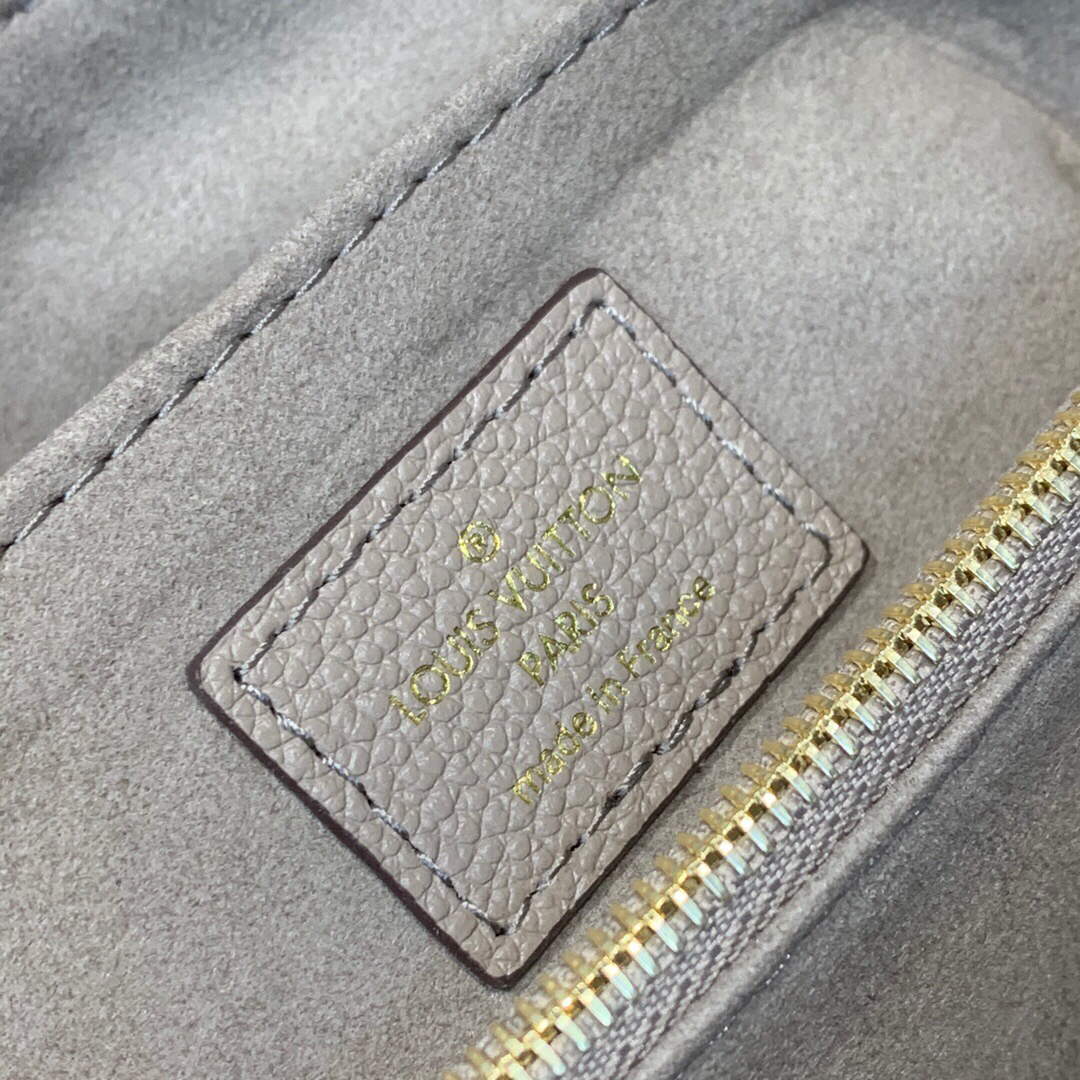 LV M46041 Louis Vuitton Madeleine MM Handbag Embossed Grained Cowhide Leather