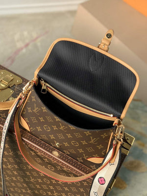 LV M46049 Louis Vuitton Diane Monogram M45985 Bag Black - Default Title - View 5