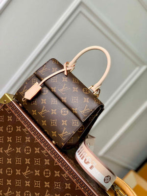 LV M46055 Louis Vuitton Cluny Mini Handbag - Default Title - View 1