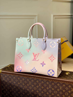 LV M46076 Louis Vuitton Onthego GM Shoulder Shopping Bag - Default Title - View 1