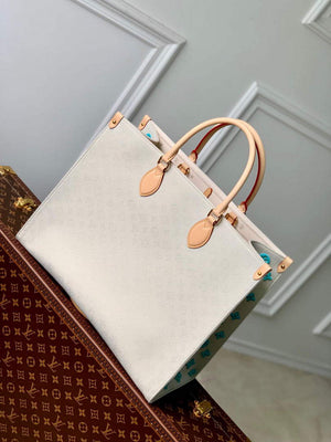 LV M46076 Louis Vuitton Onthego GM Tote Bag Yellow leather - Default Title - View 2