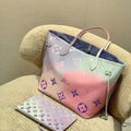 LV M46077 Louis Vuitton Neverfull MM Tote Bag - Default Title - View 1