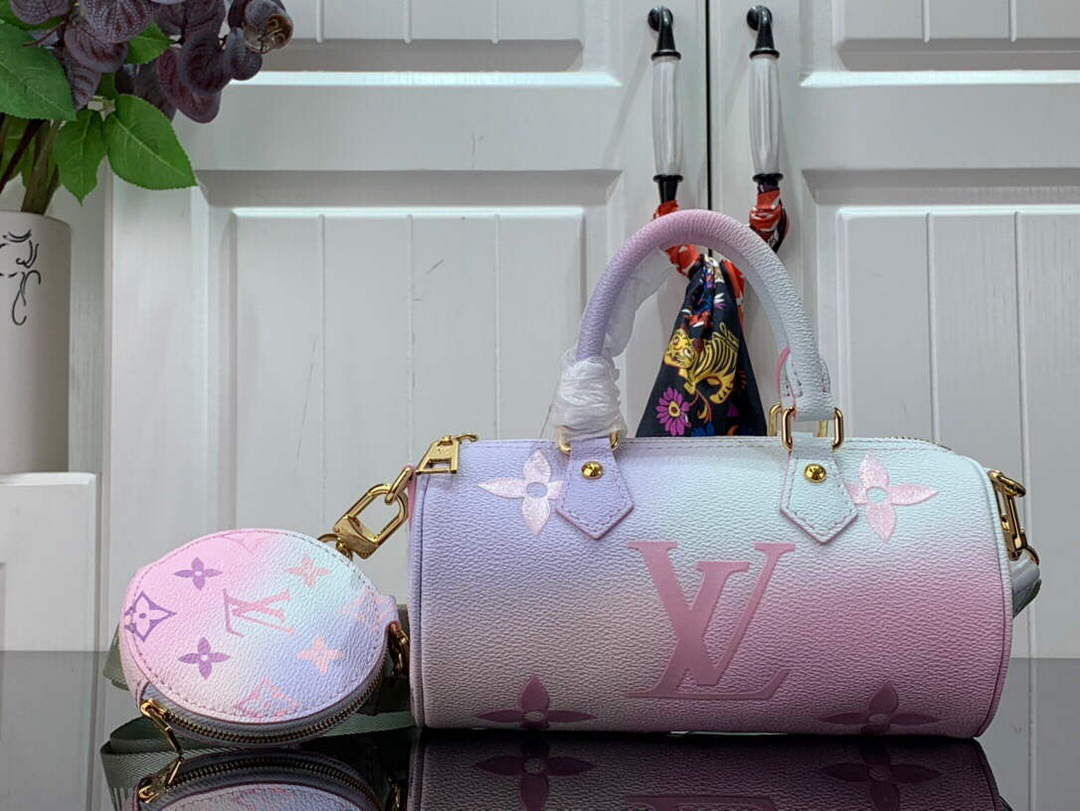LV M46078 Louis Vuitton Papillon BB Bag Sunrise Pastel - Default Title - View 1