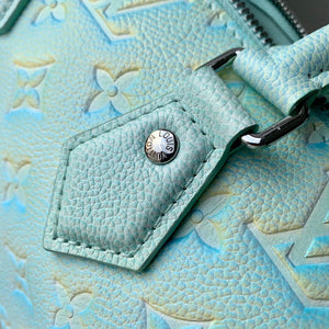 LV M46092 Louis Vuitton Speedy Bandouliere 20 Handbag Vert d'eau Green - Default Title - View 6