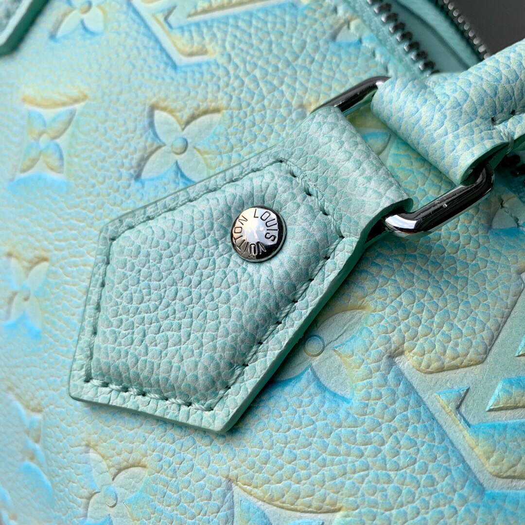 LV M46092 Louis Vuitton Speedy Bandouliere 20 Handbag Vert d'eau Green