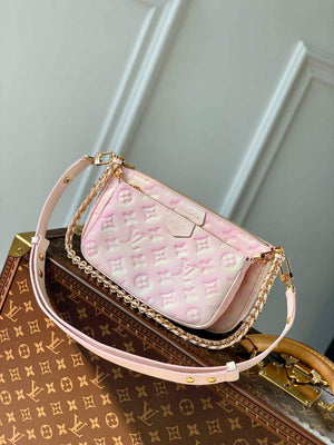 LV M46093 Louis Vuitton Multi Pochette Accessoires Pink - Default Title - View 1