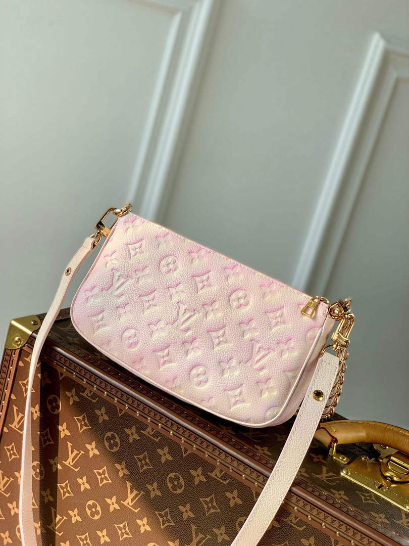 LV M46093 Louis Vuitton Multi Pochette Accessoires Pink - Default Title - View 2