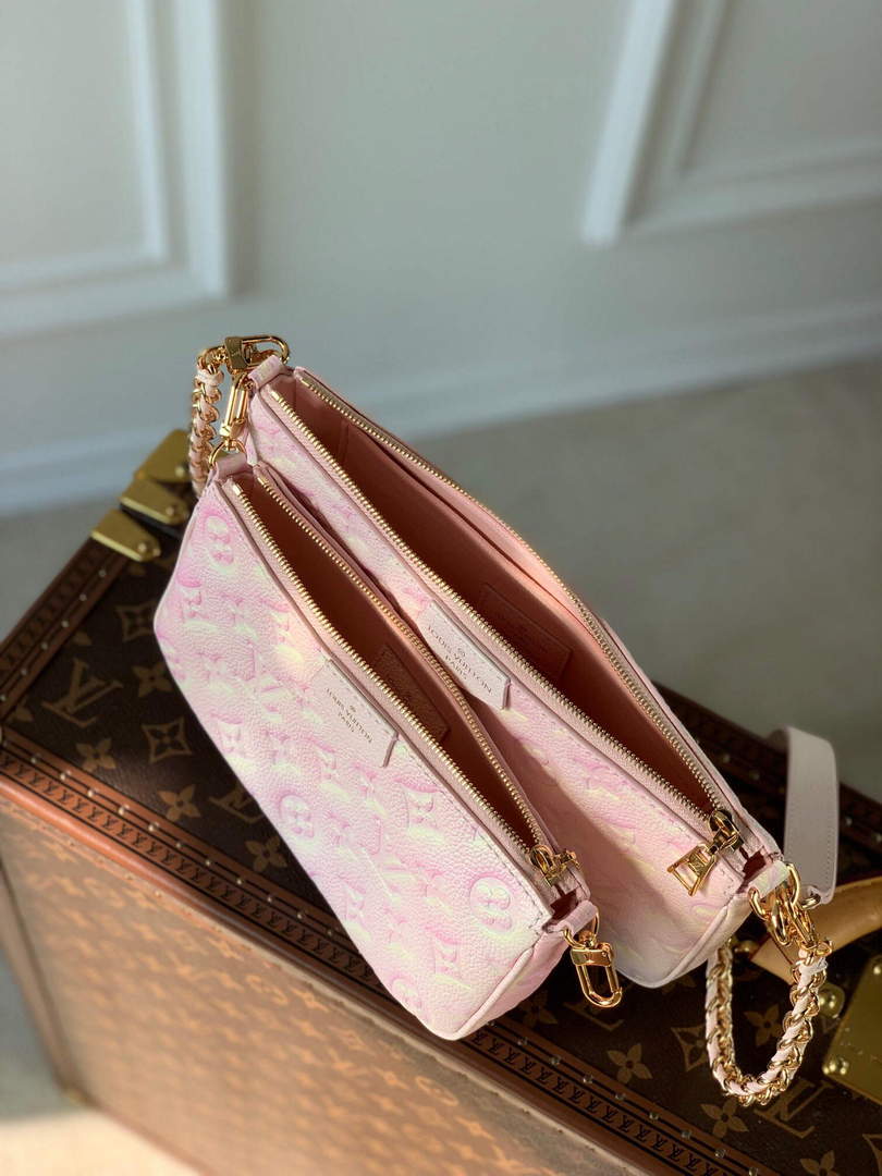 LV M46093 Louis Vuitton Multi Pochette Accessoires Pink - Default Title - View 8