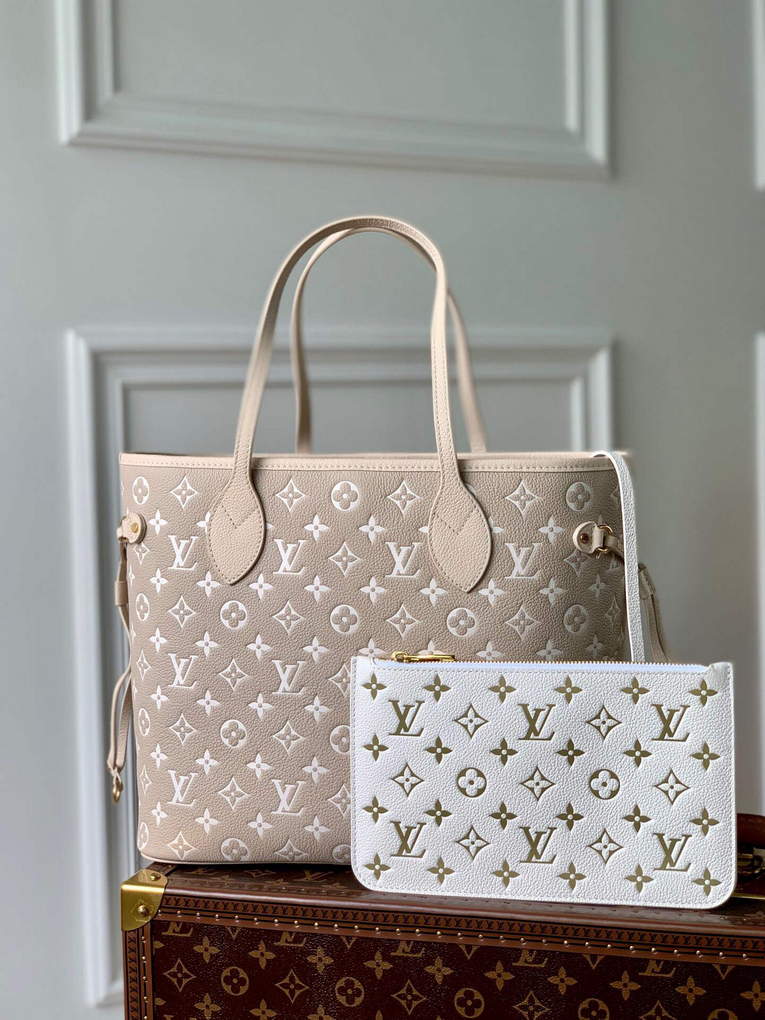 LV M46102 Louis Vuitton Neverfull MM Tote Bag M46103 - Default Title - View 2