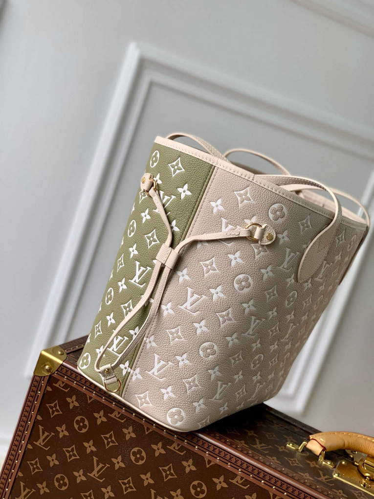 LV M46102 Louis Vuitton Neverfull MM Tote Bag M46103 - Default Title - View 3