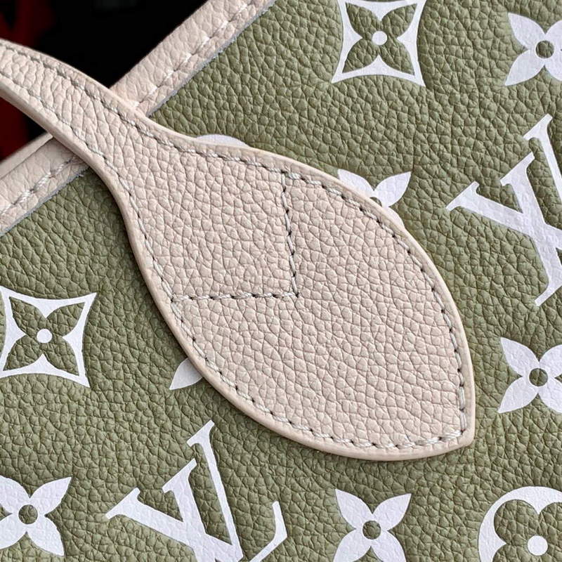 LV M46102 Louis Vuitton Neverfull MM Tote Bag M46103