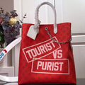 LV M46112 Louis Vuitton Carry It Bag 32cm Monogram Canvas Spring/Summer 2021 Collection Red