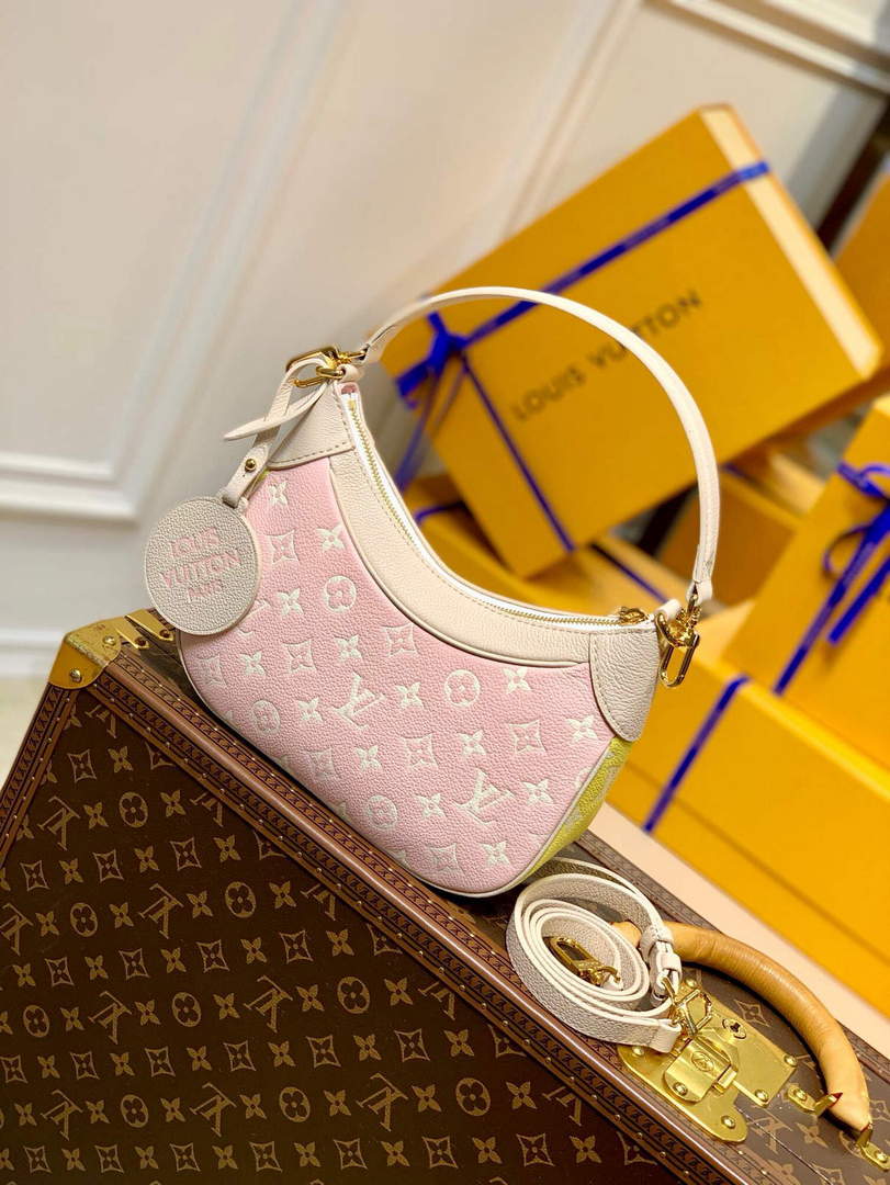 LV M46113 Louis Vuitton Bagatelle BB Bag M46091 Pink - Default Title - View 1