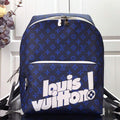 LV M46118 Louis Vuitton Apollo Backpack Blue
