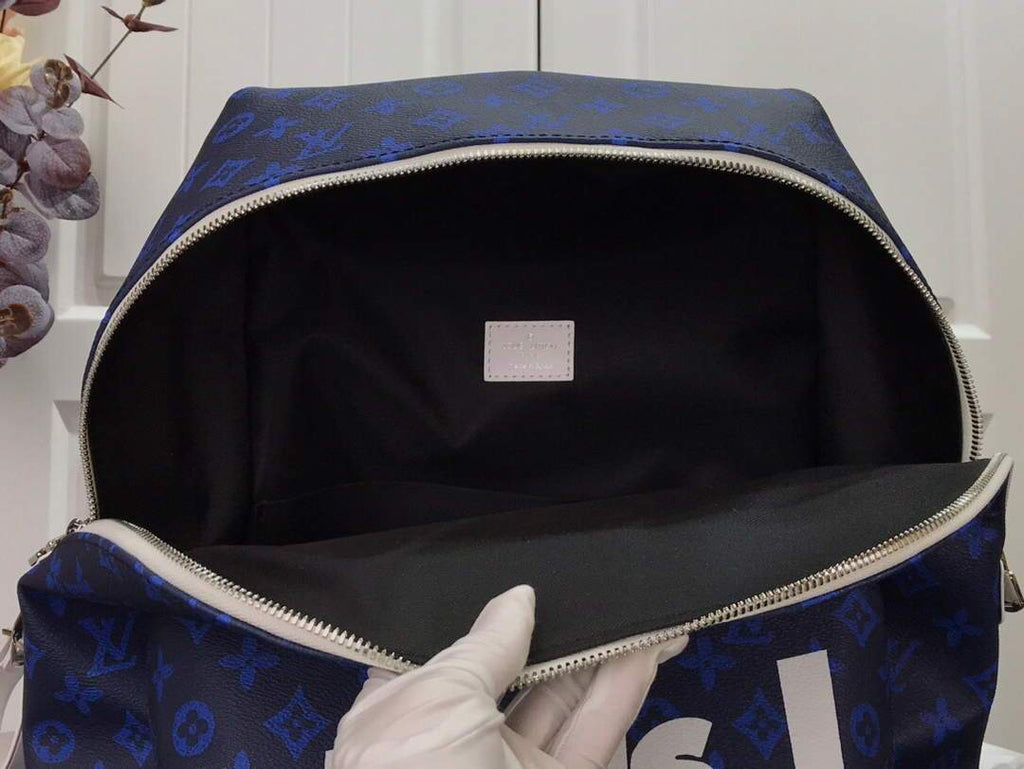 LV M46118 Louis Vuitton Apollo Backpack Blue