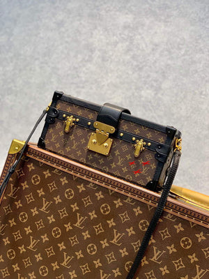 LV M46120 Louis Vuitton Petite Malle East West Handbag - Default Title - View 1