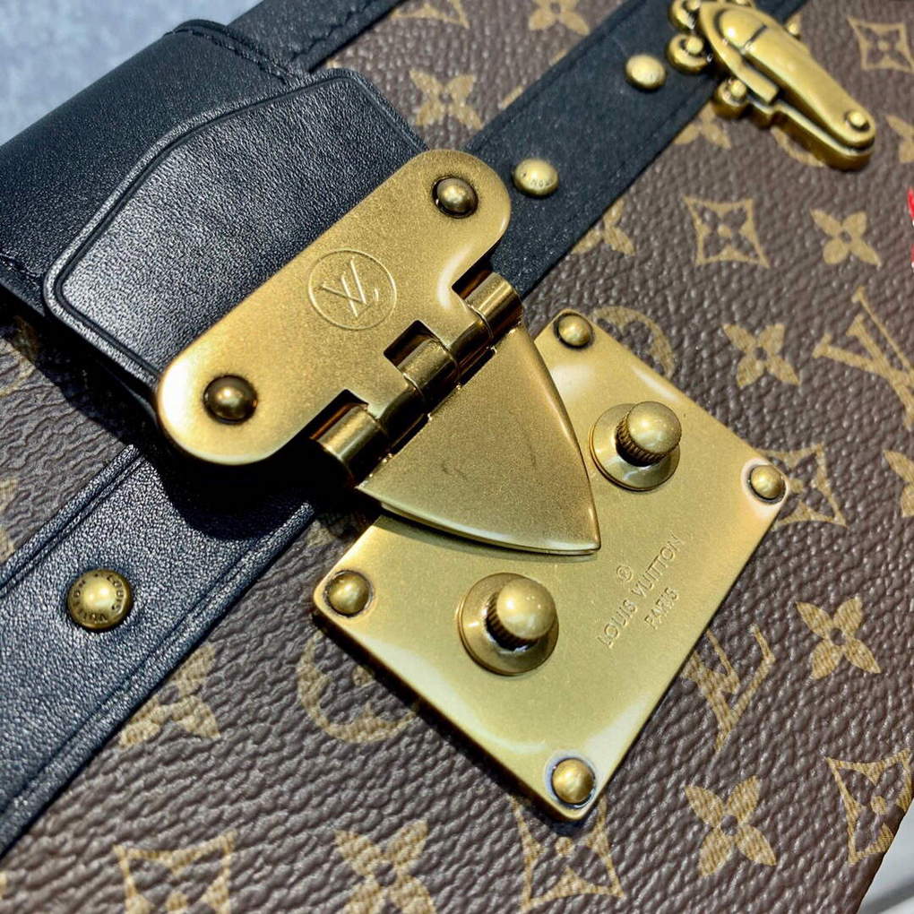 LV M46120 Louis Vuitton Petite Malle East West Handbag - Default Title - View 4