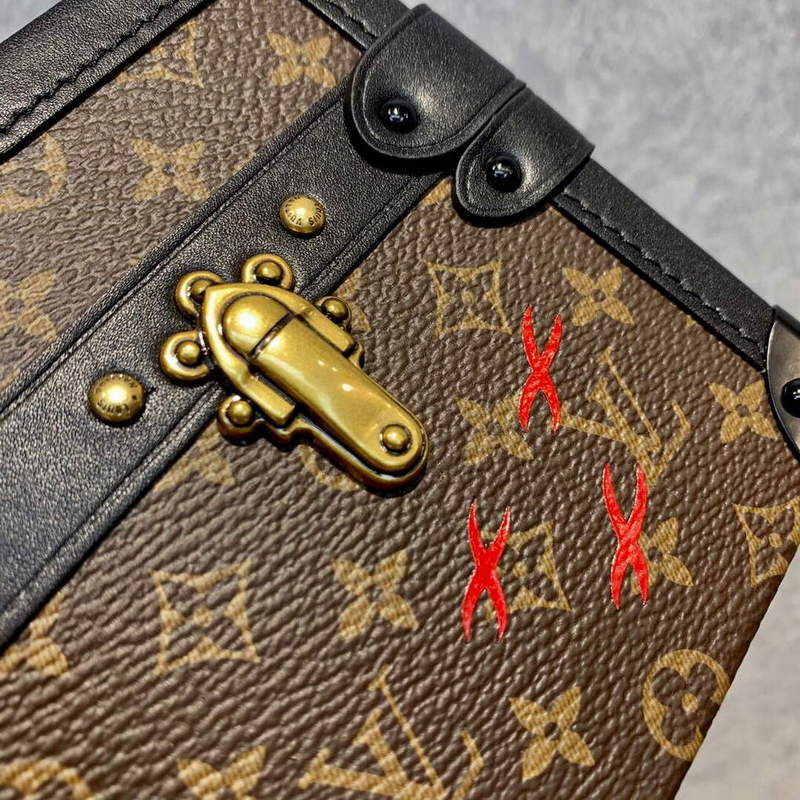 LV M46120 Louis Vuitton Petite Malle East West Handbag - Default Title - View 5