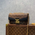 LV M46126 Louis Vuitton Marceau Monogram Handbag Black - Default Title - View 1
