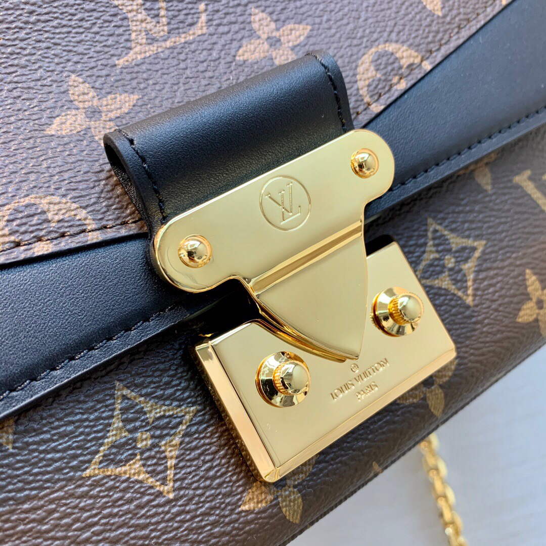 LV M46126 Louis Vuitton Marceau Monogram Handbag Black - Default Title - View 4